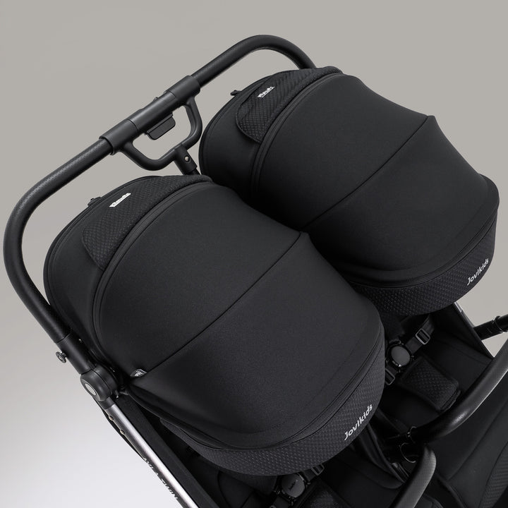JoviKids Ayla Compact Twin Pushchair - Black