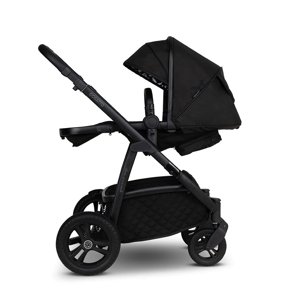 Cosatto Wow 3 Rotate & Recline Cozy Bundle - Silhouette