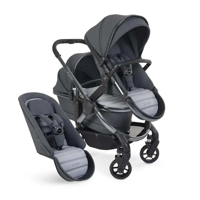 Double pushchairs for newborn and toddler with car seat cheap