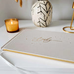 Blush & Gold Baby Memory Book - Ivory
