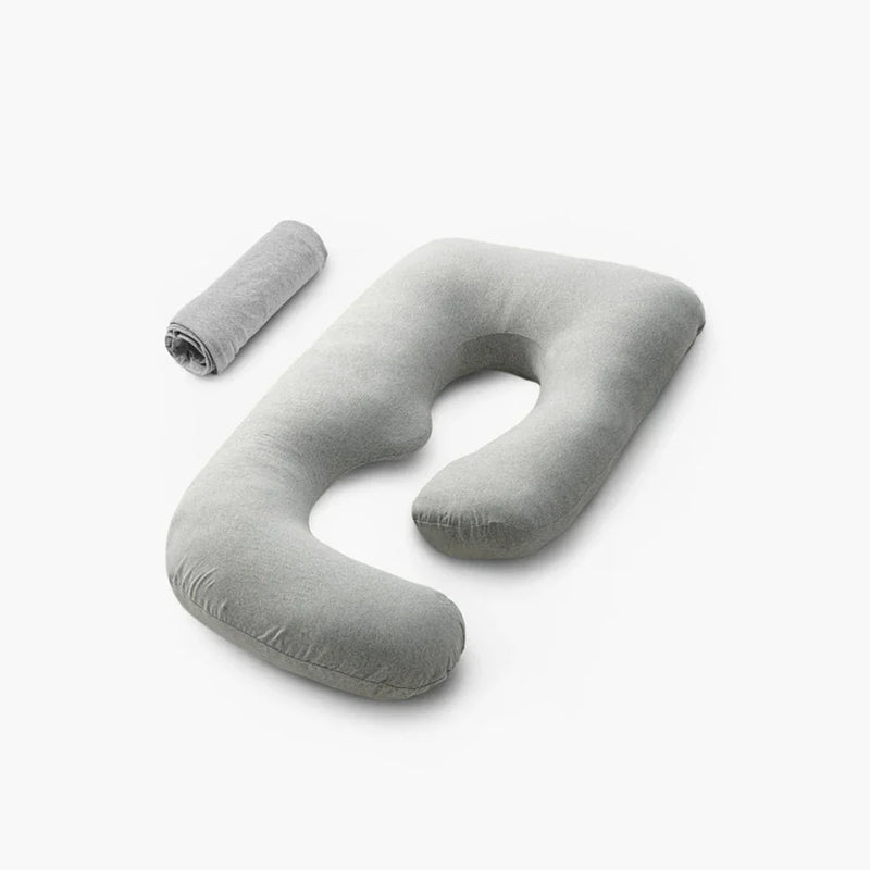 Momcozy Cooling G Shaped Pillow - Grey