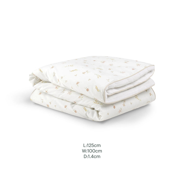 CuddleCo 4 Piece Cot Bed Bedding Set - Cashmere Meadow