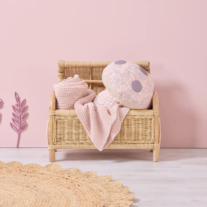 Tutti Bambini Soft Muslin Mushroom Cushion - Tiny Tails