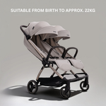 JoviKids Ayla Compact Twin Pushchair - Beige