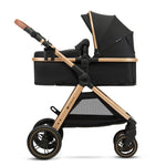 Kinderkraft Esme Pro 3in1 Travel System With Mink Pro2 Car Seat - Pure Black