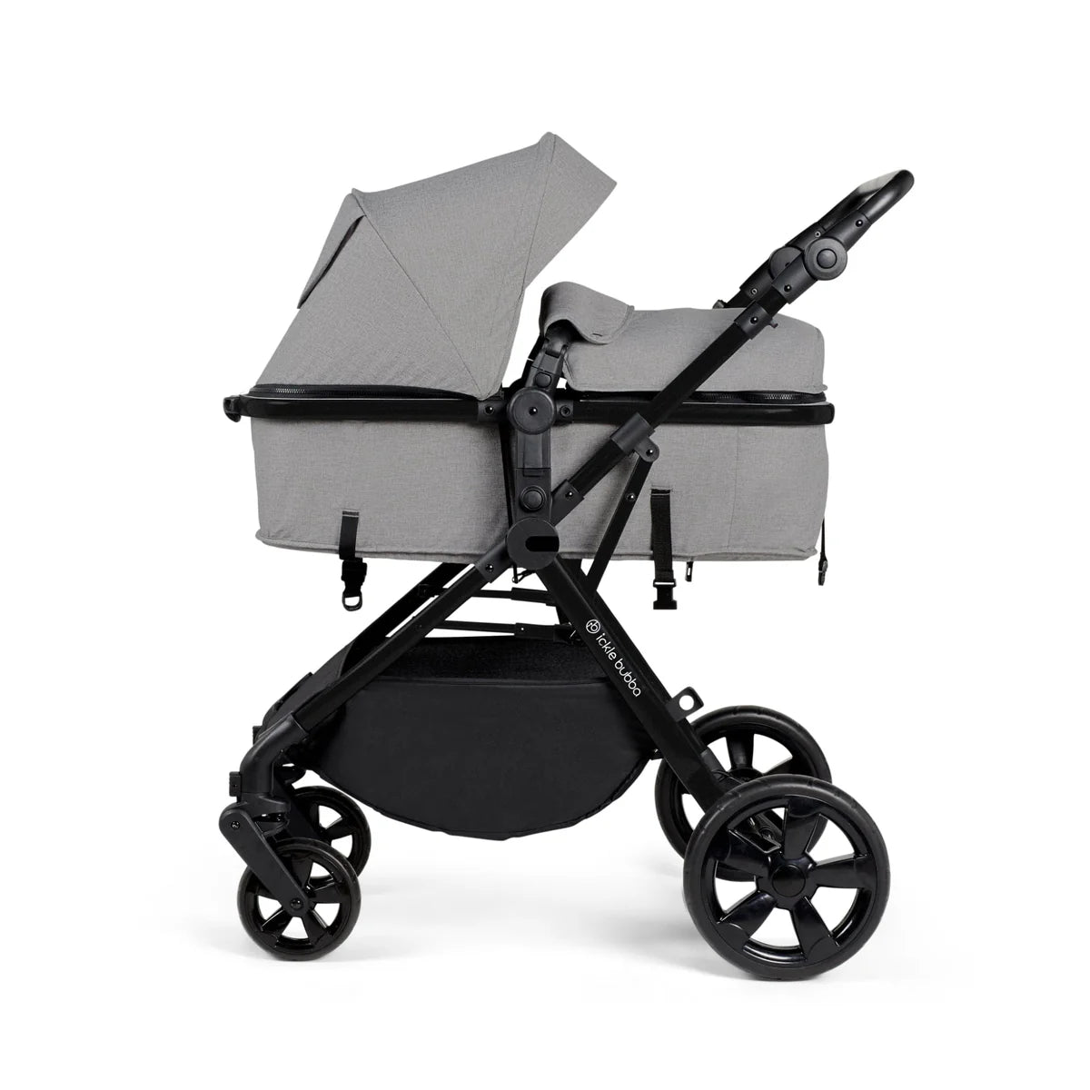 Ickle Bubba Comet 3in1 Travel System With Astral Car Seat - Black/Space Grey