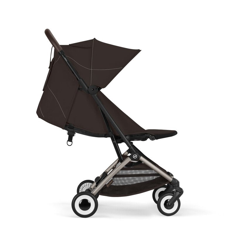 Cybex Orfeo Compact Travel Stroller - Chocolate Brown (2026 Model)