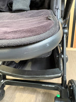 PRE LOVED Silver Cross Wave Double Pushchair - Onyx
