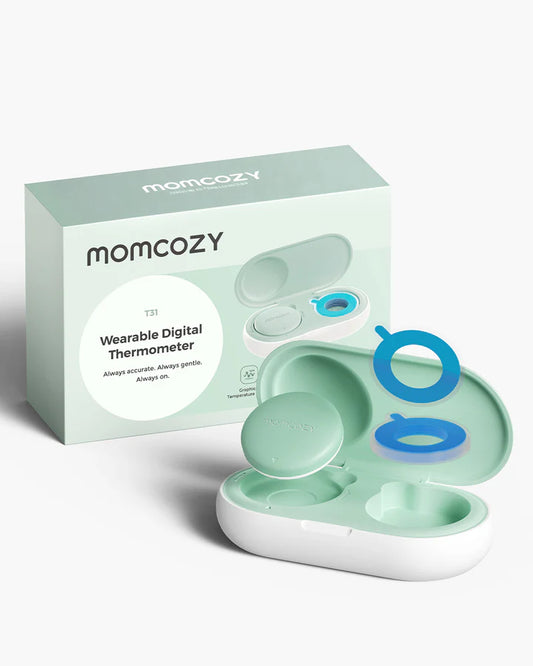 Momcozy Smart Medical-Grade Wearable Baby Thermometer