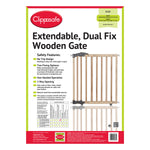 Clippasafe Extendable Dual Fix Wooden Safety Gate