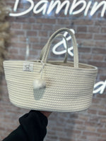 Cotton Rope Caddy - Off white