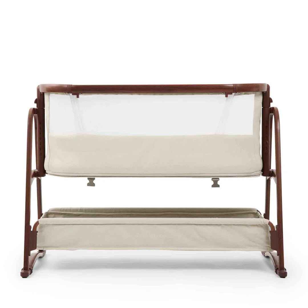 Ickle Bubba Bubba&Me Luxe Bedside Crib - Stone