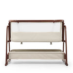 Ickle Bubba Bubba&Me Luxe Bedside Crib - Stone