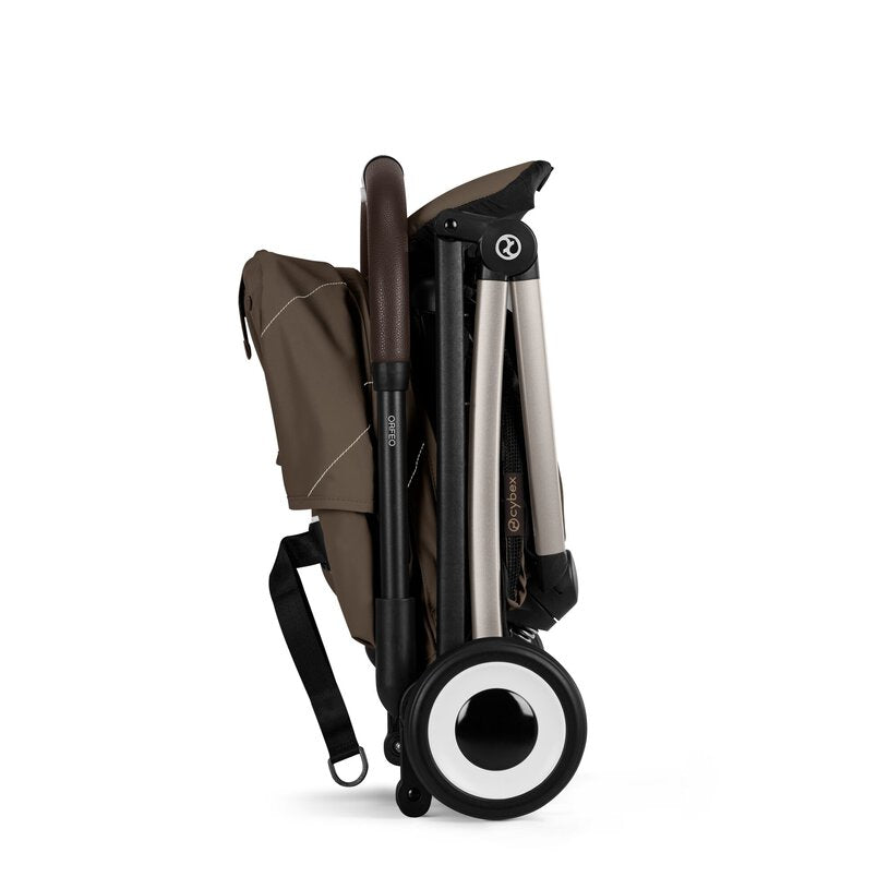Cybex Orfeo Compact Travel Stroller - Chocolate Brown (2026 Model)