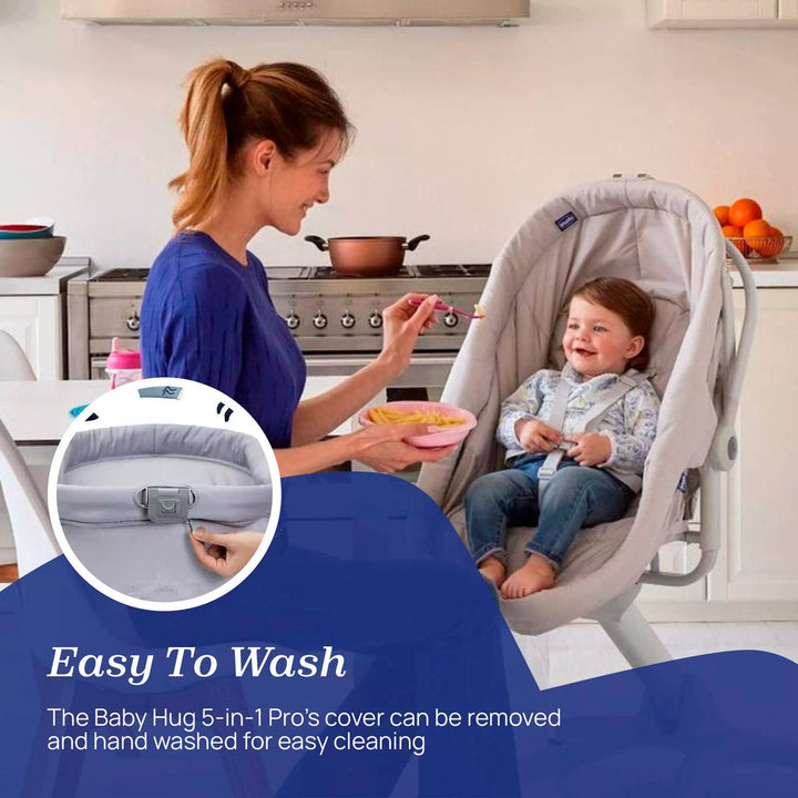 Chicco Baby Hug 5 in 1 - Earl Grey