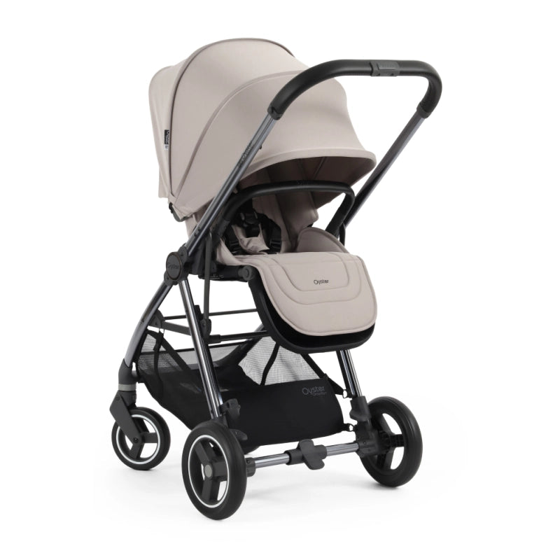 Oyster Gravity+ 4 Piece Travel System Inc Capsule 360 Car Seat - Stone