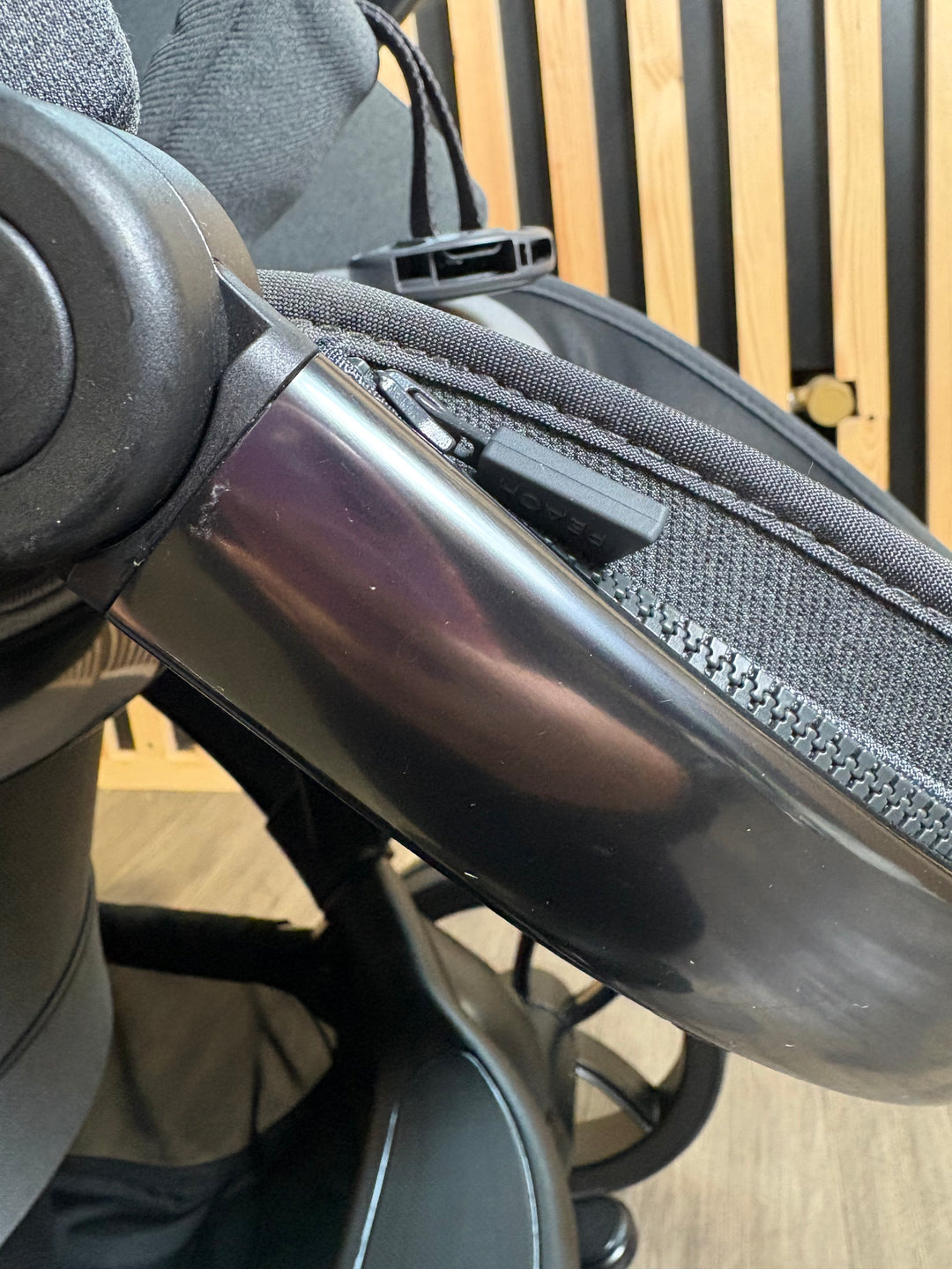 PRE LOVED iCandy Peach 7 Double Pushchair Bundle - Phantom/Dark Grey