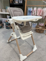 EX DISPLAY Joie Mimzy Recline Highchair - Walnut Wood