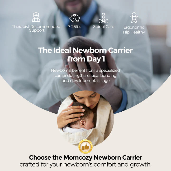 Momcozy Newborn Carrier WeeSnug 0-12m - Geometry