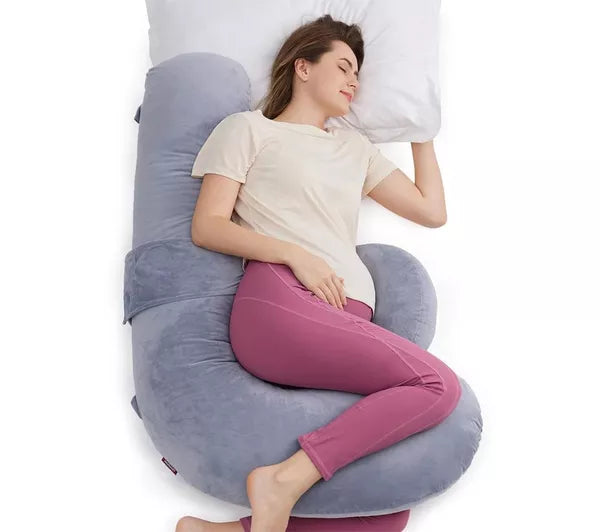 Momcozy F-Shaped Maternity Body Pillow