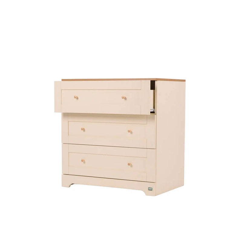Tutti Bambini Rio 3 Piece Nursery Furniture Set – Cashmere/Honey Oak