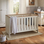CuddleCo Burford 3 Piece Nursery Furniture Set - White & Oak