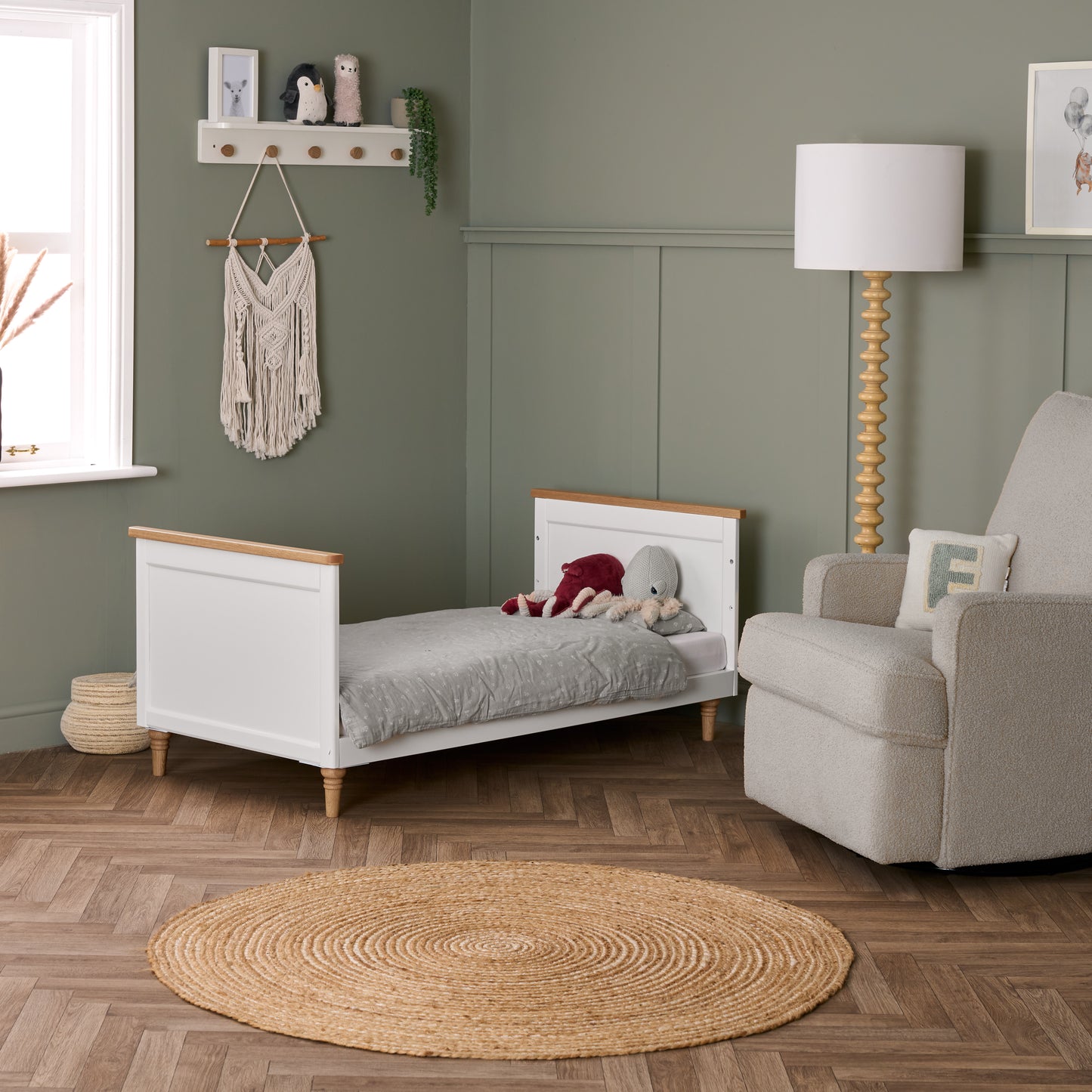 Obaby Orla 2 Piece Room Set - White with Oak
