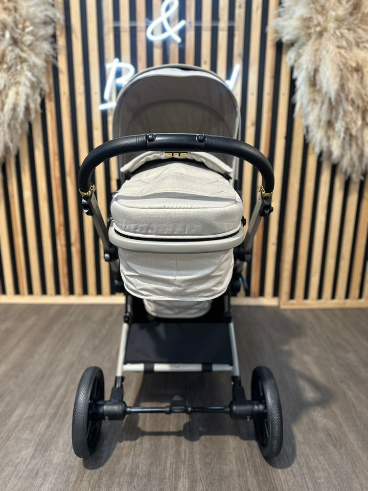 PRE LOVED My Babiie MB33 Twin Pushchair - Ivory