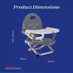 Chicco Pocket Snack Booster Seat - Dark Grey