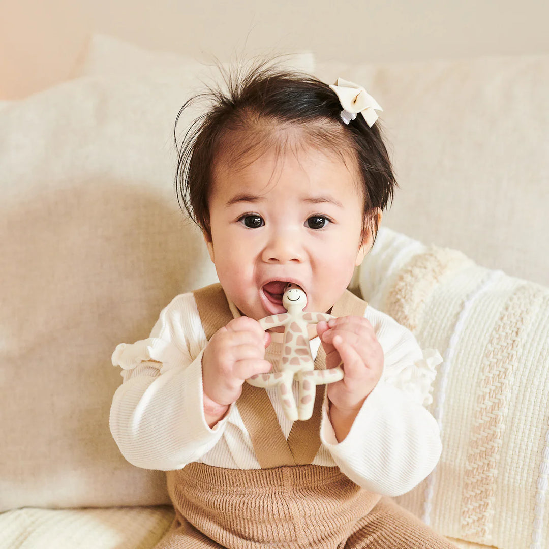 Matchstick Monkey Muslin & Teether Gift Set - Gigi Giraffe
