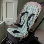 Avery Row Pram Liner - Little Farm/Greenhouse Gingham