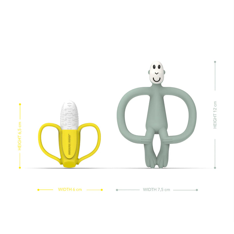 Matchstick Monkey & Banana Teether Gift Set