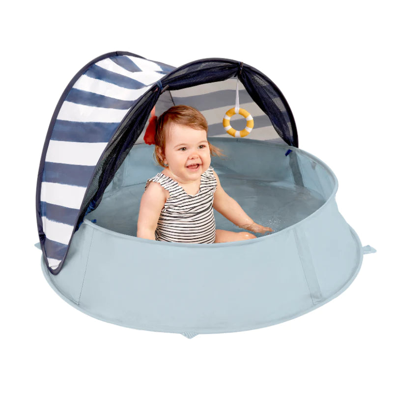 Babymoov Aquani anti UV tent and paddling pool mariniere 0+