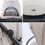 My Babiie MBX7 Plus Auto-Fold Stroller - Camel
