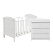 Babymore Aston 2 Piece Nursery Room Set – White