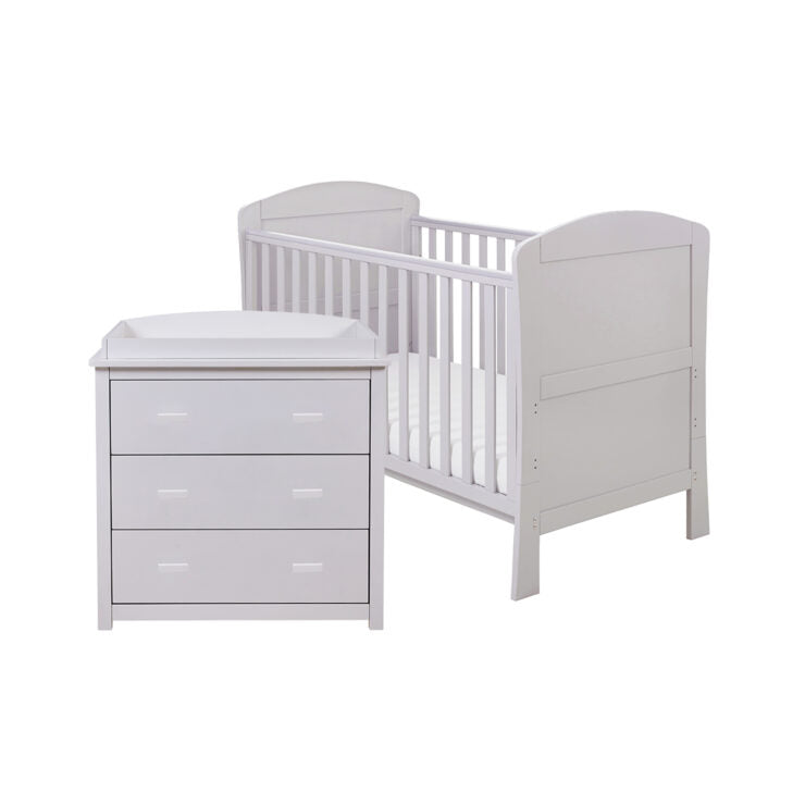 Babymore Aston 2 Piece Nursery Room Set – Grey