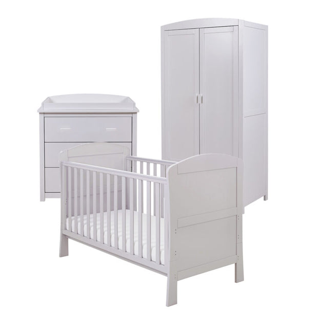 Babymore Aston 3 Piece Nursery Room Set – Grey