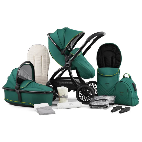Aston Martin egg3® Luxury Travel System – Performance Green