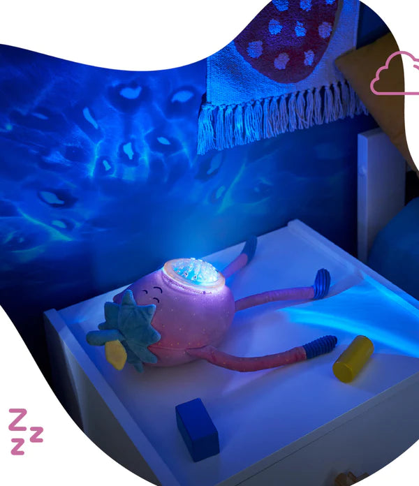 Badabulle Barnaby Plush Cuddly Strawberry Projector Nightlight