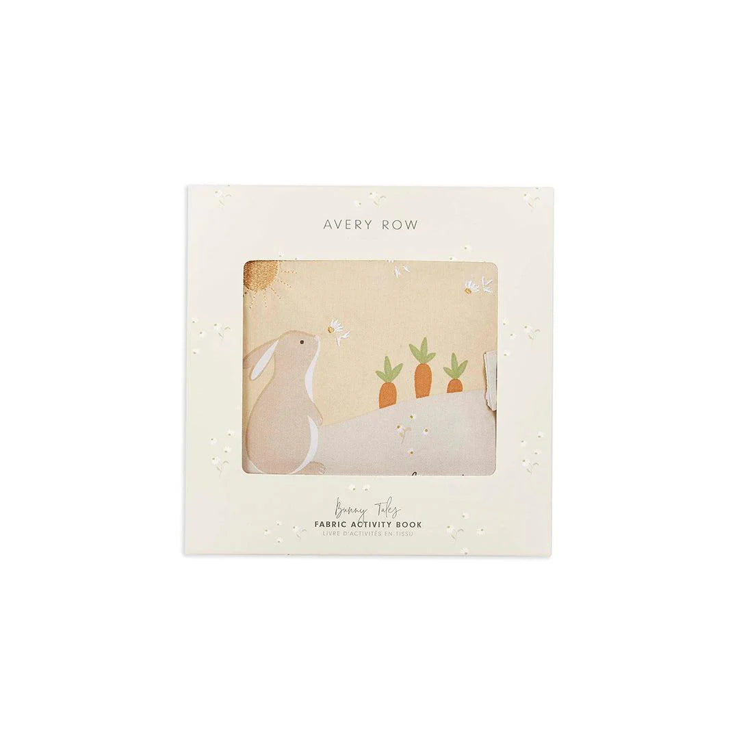 Avery Row Baby Fabric Book - Bunny Tales