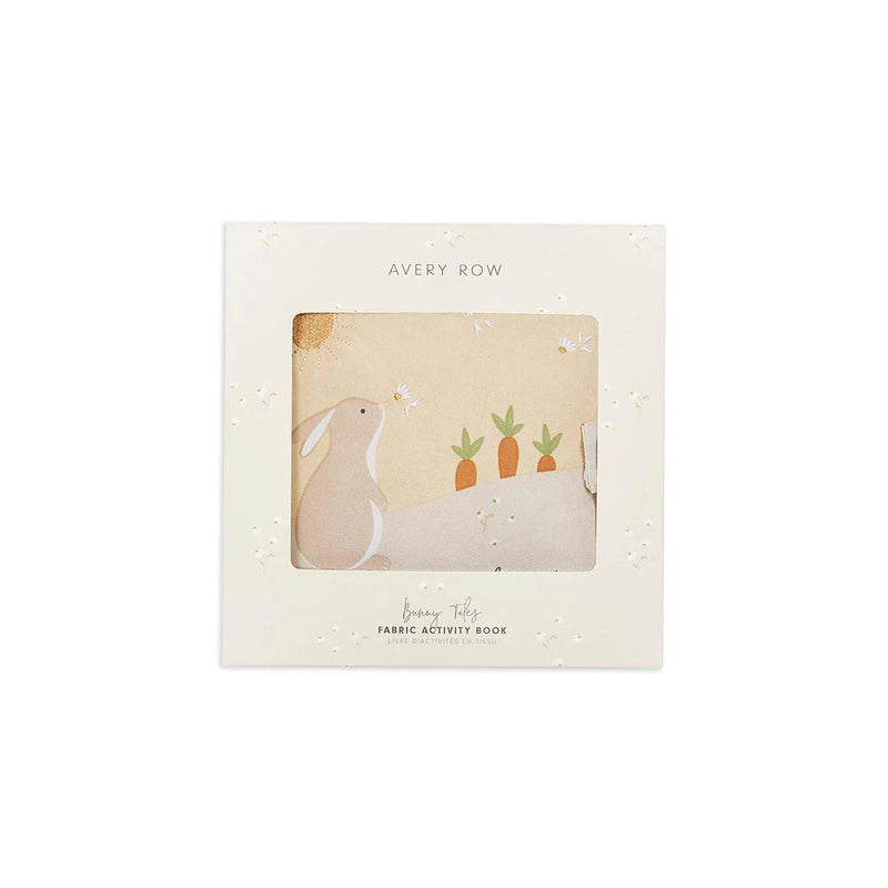 Avery Row Baby Fabric Book - Bunny Tales