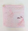 Beau Kid Rocking Horse Knitted Baby Blanket - Pink