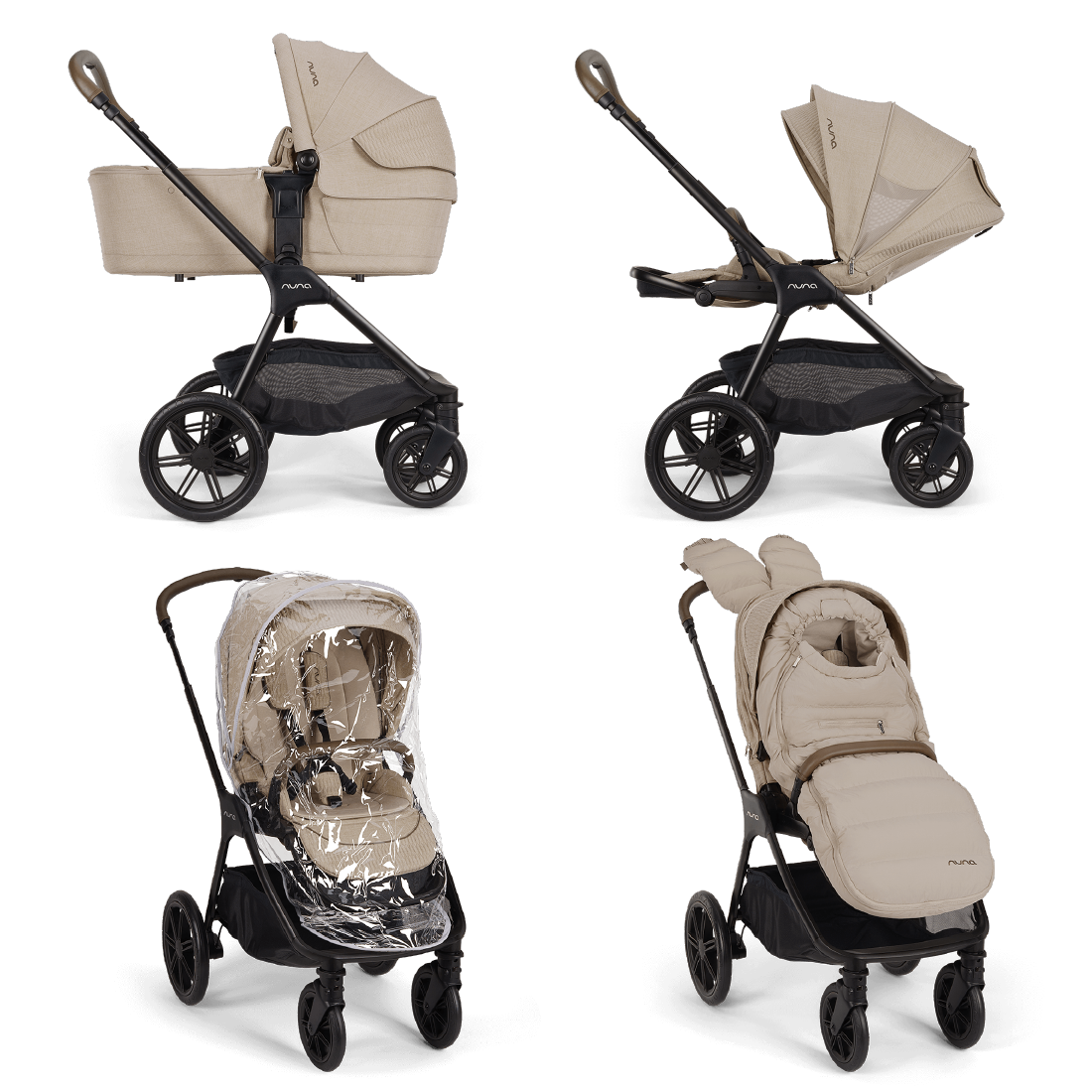 Nuna Triv LX Complete Luxury Travel System Bundle - Cosmopolitan