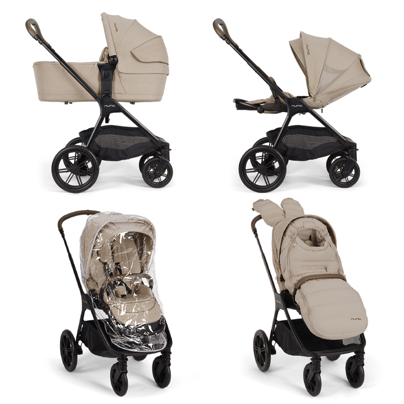 Nuna Triv LX Complete Luxury Travel System Bundle - Cosmopolitan