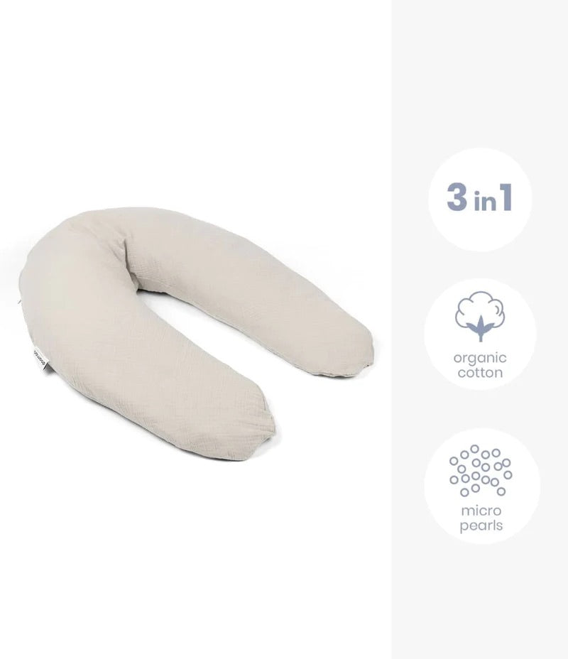 Babymoov Comfy Big Muslin Maternity Pillow doomoo - Almond