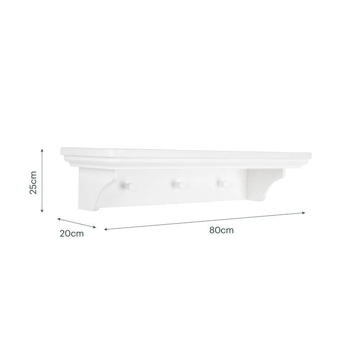 CuddleCo Beaumont Shelf - White