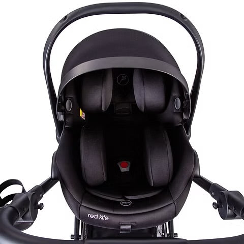 Redkite Push Me Savanna i Travel System Ultimate Baby Essentials Bundle - Black