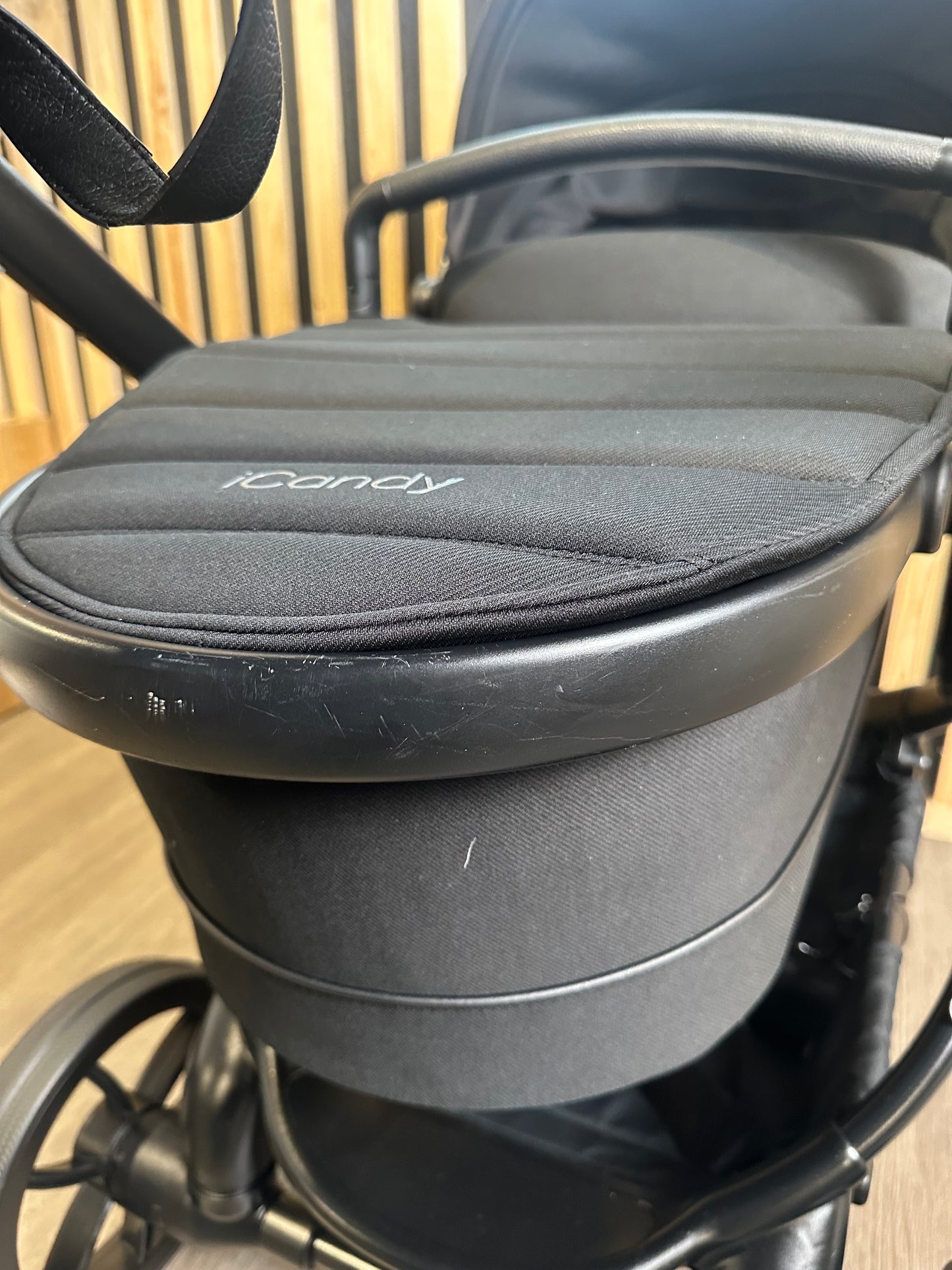 PRE LOVED iCandy Peach 7 Double Travel System - Jet/Black