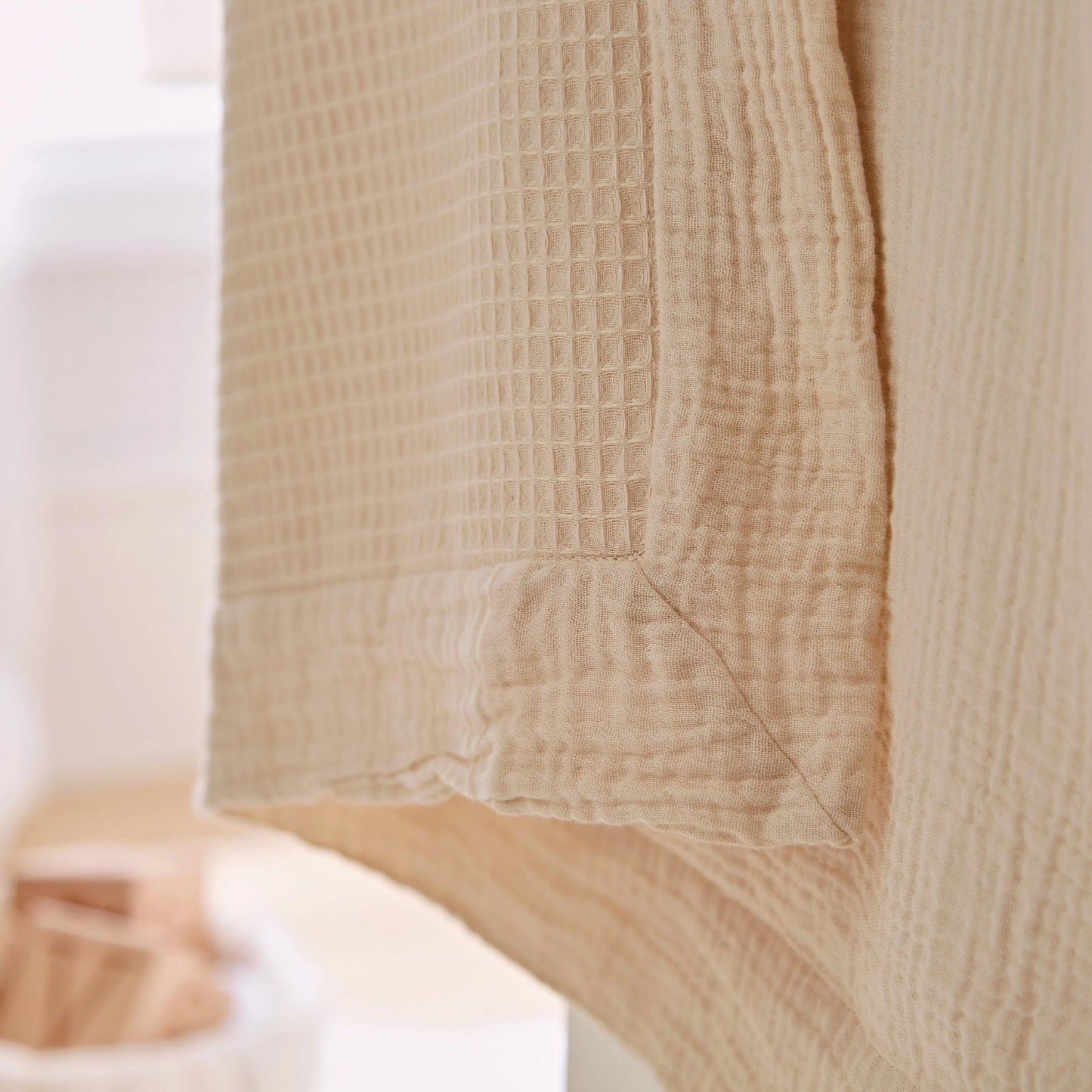 CuddleCo Comforter Blanket - Cashmere Waffle