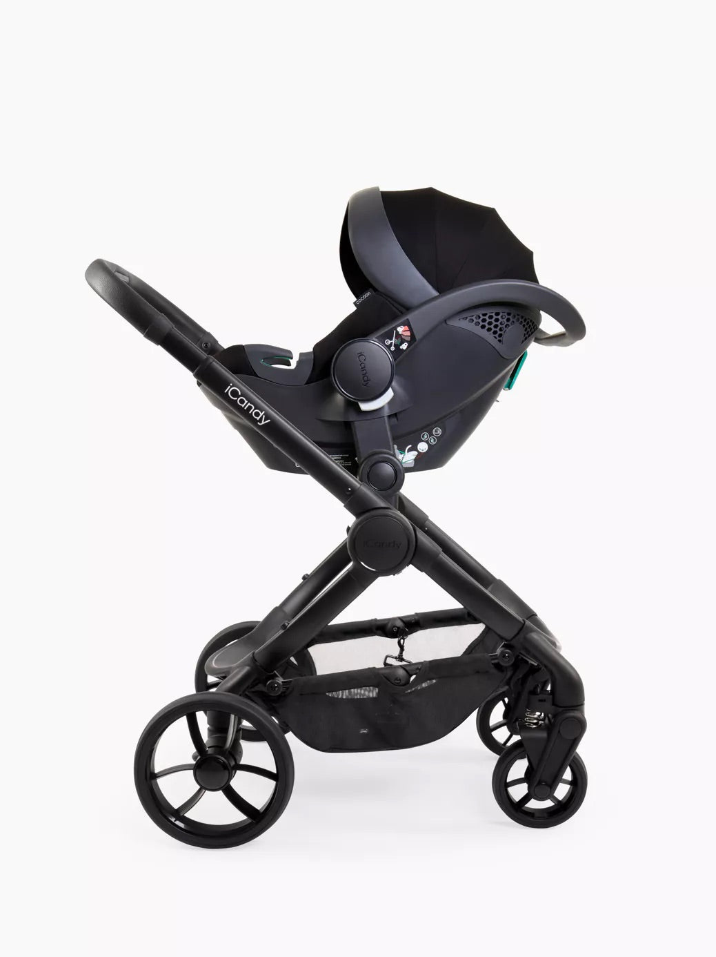 iCandy Peach 7 Pushchair and Carrycot - Complete Car Seat Bundle - Ivy